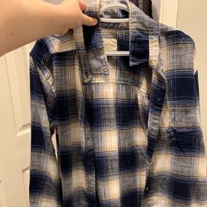 American eagle distressed flannel
